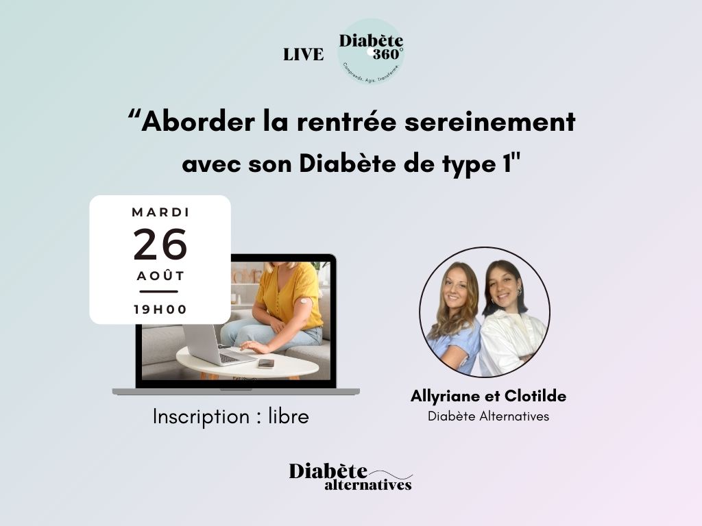 LIVE [26.08.25] – Aborder la rentrée sereinement avec son DT1